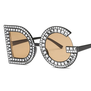 Crystal Diamond D&G Women Sunglasses