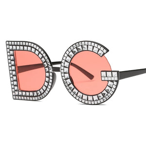 Crystal Diamond D&G Women Sunglasses