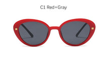 Load image into Gallery viewer, Oval Cat Eye Women Sunglasses