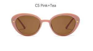 Oval Cat Eye Women Sunglasses
