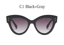 Load image into Gallery viewer, Red Cat Eye Women Sunglasses