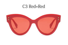 Load image into Gallery viewer, Red Cat Eye Women Sunglasses