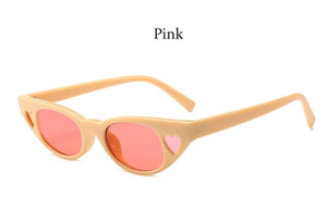 Cat Eye Heart Women Sunglasses